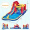 Inflatable Water Slide Bounce House with Splash Pool Ball Pit Climbing Wall Multi Color